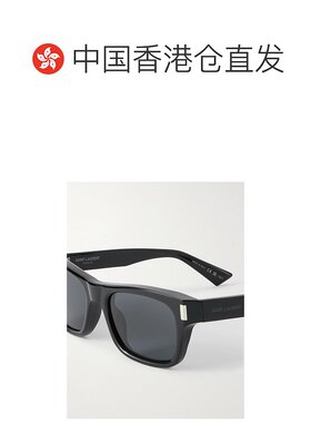 1h可退 香港直邮潮奢 Saint Laurent 圣罗兰 男士 方形框醋纤太阳