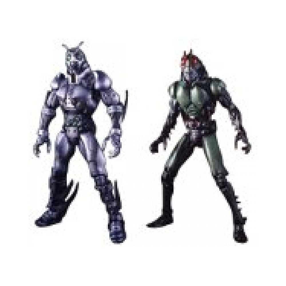 【日本直邮】S.I.C.Vol17Shadow Moon &假面骑士黑 人偶万代 - 图0