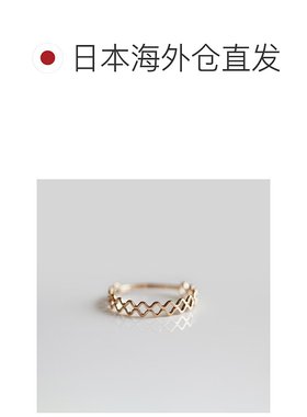 1h可退 日本直邮cui-cui K10YG 半网状黄金戒指 755405cuicui