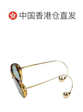 香港直邮1h可退 Bottega Veneta 葆蝶家 女士 棕色 Drop 飞行员太