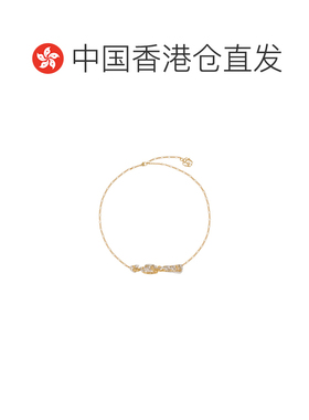 香港直邮BURBERRY 男士耳饰 81202421 SS2026 金色 Logo 链式项链