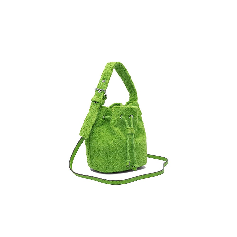 1h可退 TORY BURCH 女士斜挎包 169133300 AW2025 绿色 MINI TERR - 图0