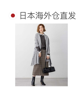 日本直邮23区 纯羊绒流苏围巾 黄色系