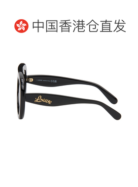 香港直邮LOEWE 罗意威 男士 黑色 Curvy 太阳镜 LW40144UM5501BGR