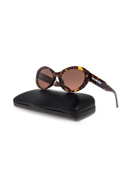 BALENCIAGA 女士太阳镜 837763T00397623 AW2025 棕色