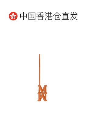香港直邮MAX MARA 女士项链 4726065106023 AW2025 橙色 皮革字母