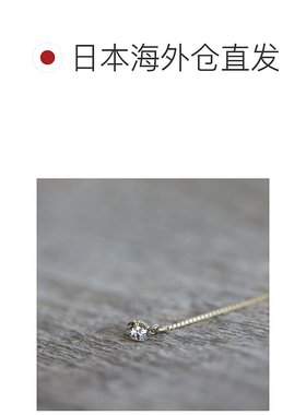 1h可退 日本直邮cui-cui0.1ct香槟钻石长链项链K10YG782883cuicui