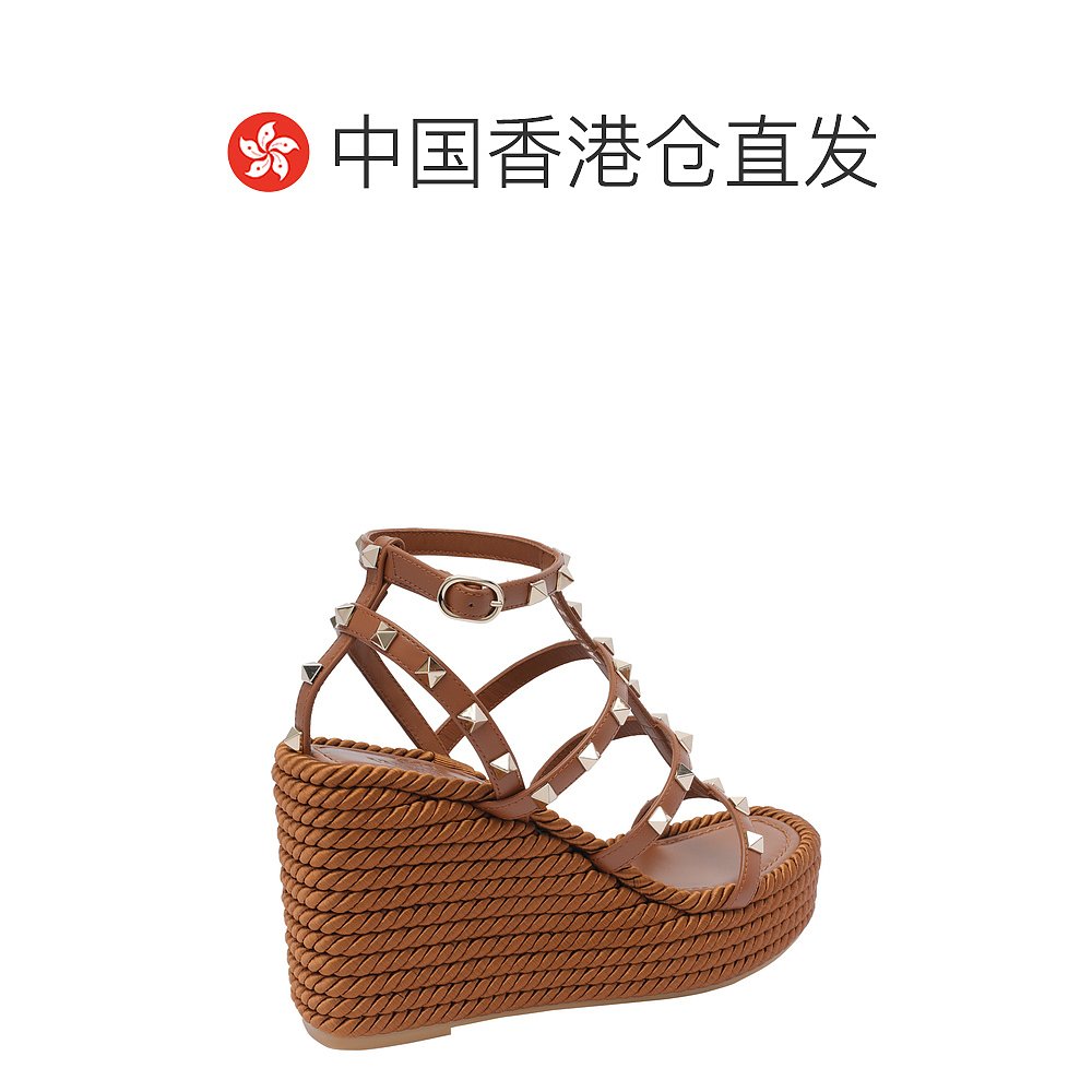 香港直邮VALENTINO GARAVANI 女士凉鞋 S0F95BAEN58 SS2025牛皮 - 图1