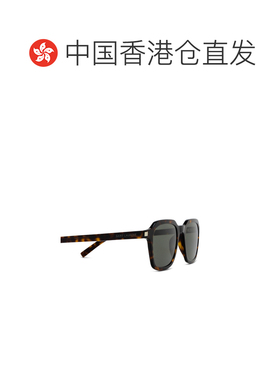 香港直邮SAINT LAURENT 男士眼镜 SL715002 CO 黑色 徽标太阳镜