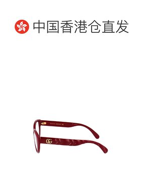 香港直邮GUCCI 女士眼镜 GG0812O003 SS2023 红色古驰