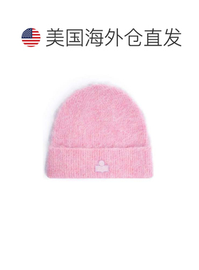 自营isabel marantPeeta-gb折叠袖口针织帽-紫色 美国奥莱直发