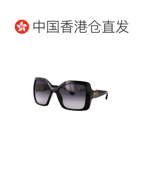 香港直邮GUCCI 女士太阳镜 GG2015S001 SS2026 黑色 矩形太阳镜