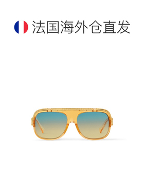 自营欧洲直邮LV路易威登 1.0 Millionaires男士黄色塑料飞行员太