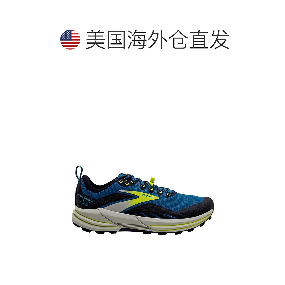 自营Brooks Cascadia 16 Mykonos Blue / Peacoat / Lime  110376 - 图1