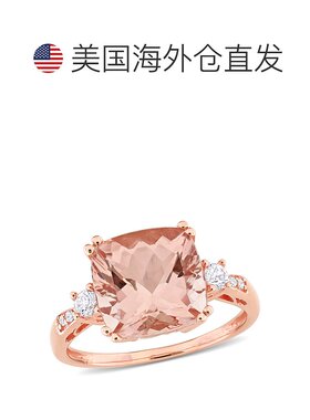 自营 Mimi & Max 4 1/3 克拉 TGW 创作白色蓝宝石摩根石和钻石点