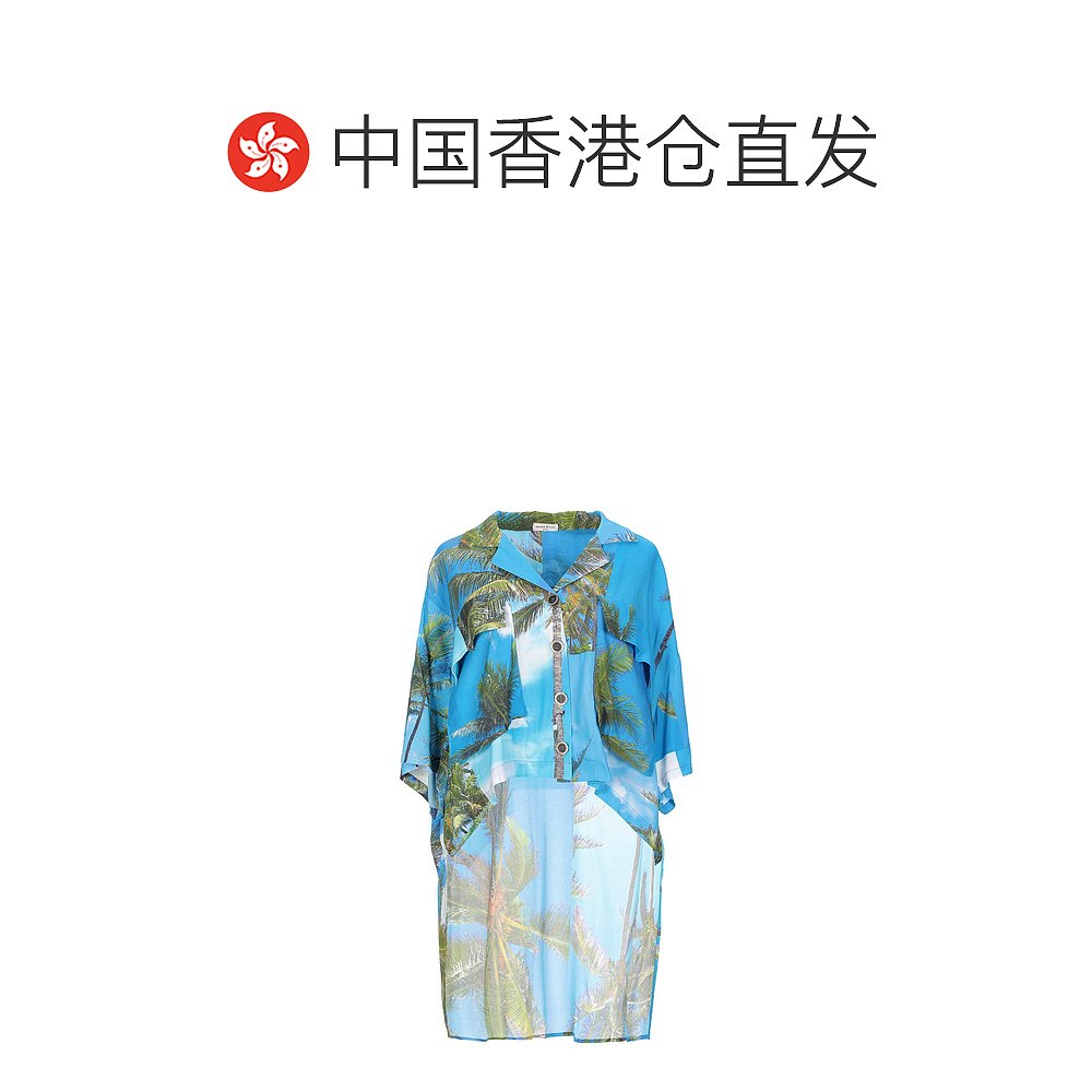 香港直邮潮奢 Natasha Zinko 女士 Blouses 花朵衬衫 - 图1