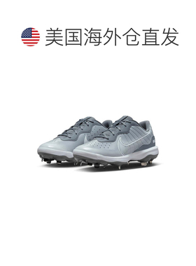自营Men's Nike Alpha Huarache Varsity Low Gray Metal Basebal