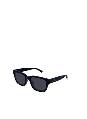 GUCCI 男士太阳镜 GG1857S004 SS2025 黑色 方框古驰太阳眼镜