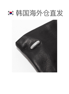 韩国直邮OUR LEGACY 黑色纳帕皮拉链手套 (A2268ZIB) 手套