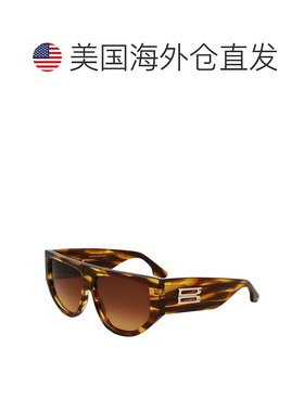 自营Victoria Beckham Acetate Women's Sunglasses - brown 美国
