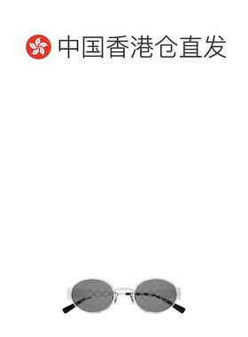 1h可退 香港直邮Gucci 古驰 男士 圆框太阳眼镜 GG1854S grey灰色