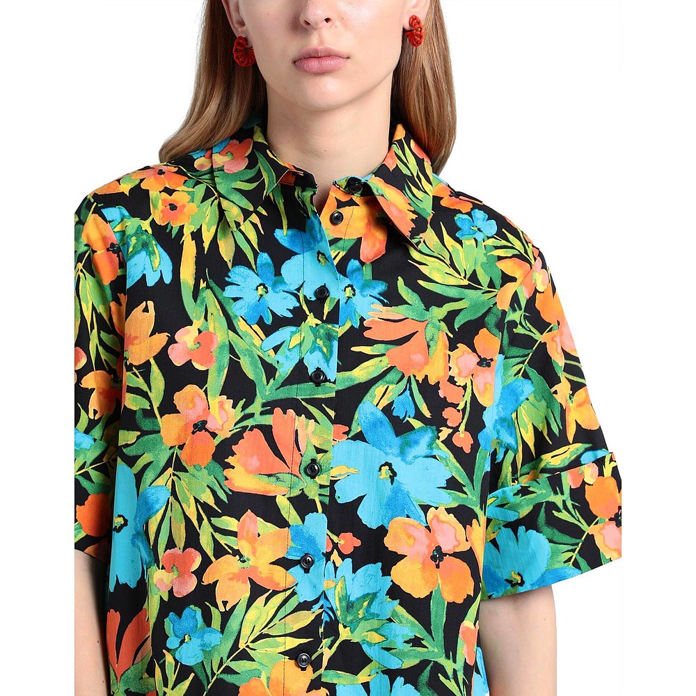 香港直邮潮奢 Topshop 女士Blouses 花朵衬衫 - 图2