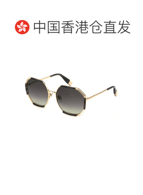 香港直邮FURLA 女士太阳镜  SFU7850300 CO配饰金色