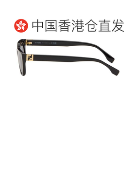 香港直邮潮奢 Fendi 芬迪 女士 黑色 Forever 太阳镜 FE40206I510