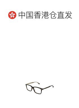 香港直邮GUCCI 女士眼镜 GG0191O006 AW2021 白色 徽标细节平光镜