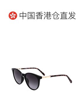 自营Fossil女式53毫米灰色太阳镜-黑色 美国奥莱直发