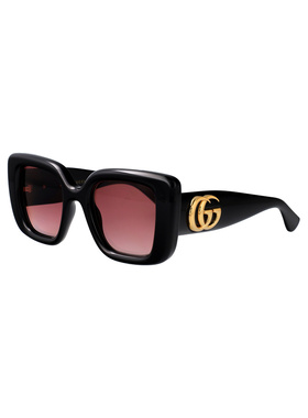 GUCCI 女士太阳镜 GG1975S001 AW2025 古驰黑色配饰