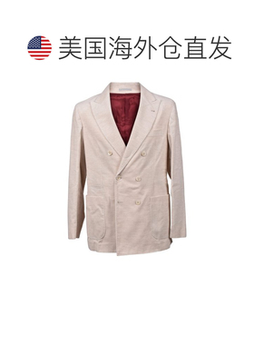 自营Brunello Cucinelli Cotton Men's Blazer - beige 美国奥莱