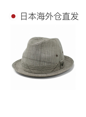 日本直邮STETSON SOLBIATI 中折礼帽 Newsboy型 春夏 亚麻面料 麻