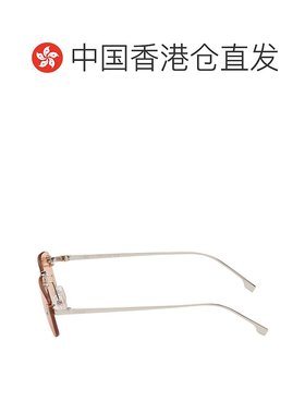 1h可退 香港直邮潮奢 Fendi 芬迪 女士 银色 First Crystal 太阳