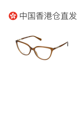 香港直邮LONGCHAMP 女士眼镜 LO2722233 CO 棕色 几何平光镜