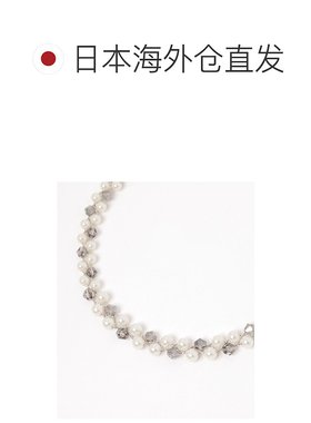 1h可退 日本直邮GLOBAL WORK 女士 多材质编织 珍珠玻璃项链 设计