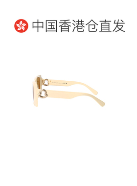 1h可退 香港直邮Moncler 盟可睐 女士 乳白色醋纤太阳眼镜 ML0244