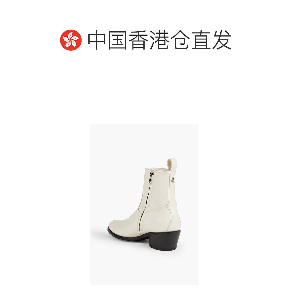 香港直邮潮奢 Jimmy Choo 周仰杰 女士 Jesse 漆皮短靴 JESSEFXXC - 图1