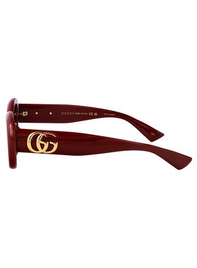 GUCCI 女士眼镜 GG1829SK003 SS2025 棕色 几何框太阳镜