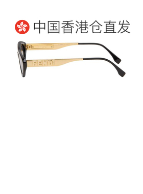 1h可退 香港直邮Fendi 芬迪 女士 黑色 graphy 太阳镜 FE40202I51
