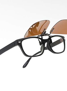 CAPTAIN STAG 夹片偏光太阳镜 男士 CSC-001 棕色 户外