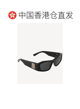1h可退 香港直邮Balenciaga 巴黎世家 女士 黑色醋纤眼镜 858870T