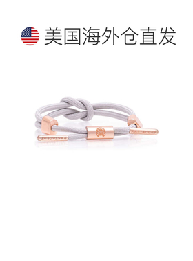 自营Rastaclat Original Hand Knotted Lotus Ii 可调节手链 - 灰