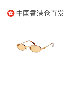 香港直邮MIU MIU 女士太阳镜 0MUA54S7OE90X SS2026 金色 0MU A54