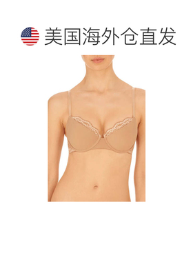 自营Natori Breakout Contour Bra Women's Beige Lace Full Fit