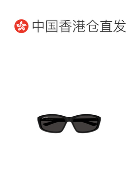 香港直邮Balenciaga 巴黎世家 男士 黑色 Neo Oval 2.0 太阳镜 BB