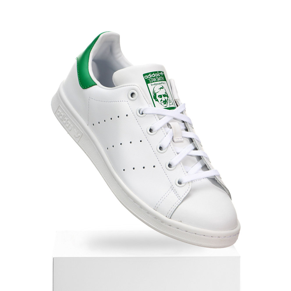 天猫国际海外仓直购美国直邮Adidas Stan Smith 阿迪达斯三叶草男女GS低帮板鞋 绿尾3