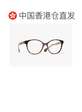 1h可退 香港直邮CHANEL 女士眼镜 CH3493C714 CO 花色 全框平光镜