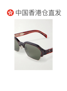 香港直邮Celine 思琳 男士 方形框醋纤太阳眼镜 4S344CPMB