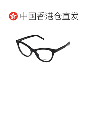香港直邮SAINT LAURENT 女士眼镜 SLM164007 SS2026 黑色 全框平